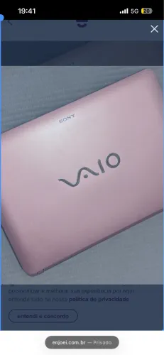 Notbook vaio