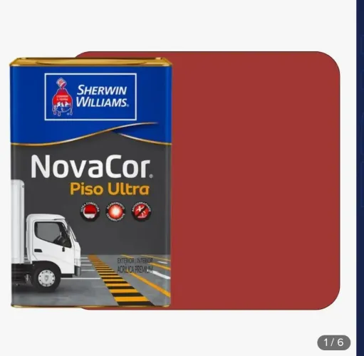 Tinta para piso ultra vermelho segurança!