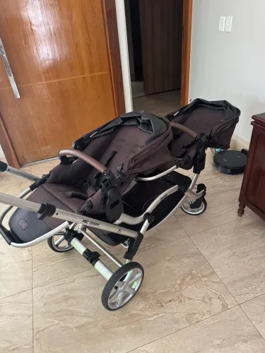 Carrinho de bebê ABC Design zoom Storm para Gêmeos