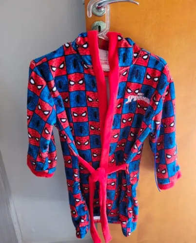 Roupão infantil Spiderman