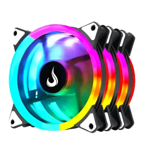 Kit 10 fans argb e rgb rise mode