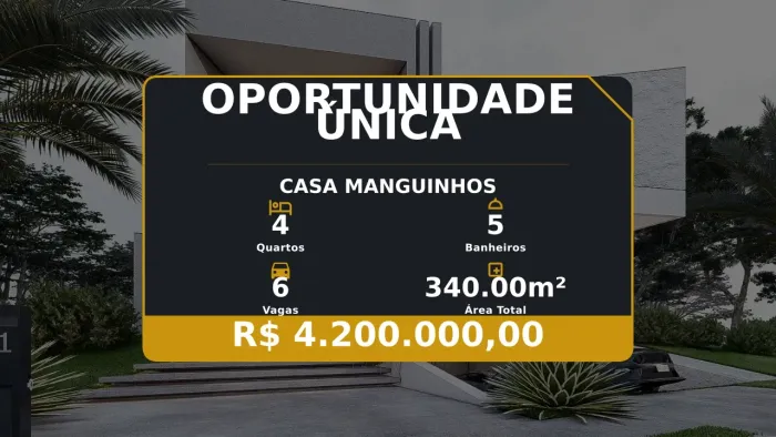 Manguinhos Espera por Você: Casa Triplex com Rooftop e Spa