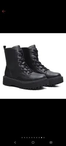 Coturno Preto Fosco Tam 38