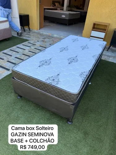 Cama Box Solteiro Gazin SEMINOVA com ENTREGA 