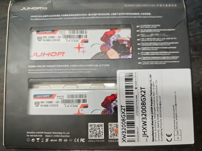 Kit Memória 16gb 2x8 3200mhz