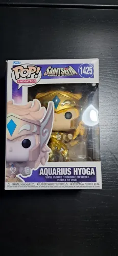 Funko pop cavaleiros do zodiaco na caixa