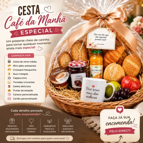 Cesta Café da manhã 