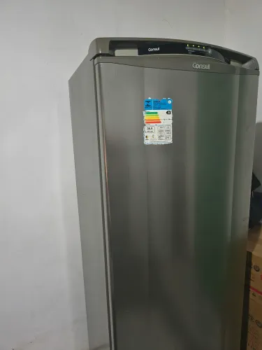 Geladeira Consul inox Frost Free voltagem 110