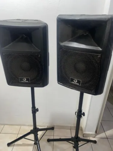 PRA VENDER!! CAIXA DE SOM TOP PROFFISSIONAL WALDMAN FLEX ACT10 - KIT COMPLETO