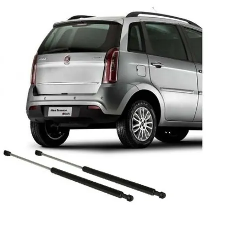 Par Amortecedor Tampa Traseira Porta Malas Fiat Idea 2011. em diante