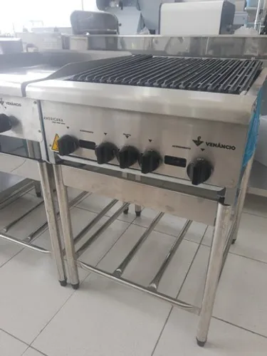 Charbroiler Venancio linha americana 45cm, 60cm e 90cm pronta entrega