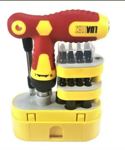 Kit De Chaves Multifuncional 33 Peças Luatek Lwj-104