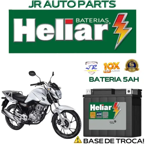Bateria Heliar 5Ah Cg Cargo 160 2022