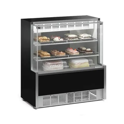 Balcão Para Tortas 1,07m Refrigerado - Dupla Ação - GPEA-110R PR - Gelopar