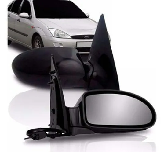 Par Retrovisor Ford Focus 2001 à 2009 - Preto - Ficosa 