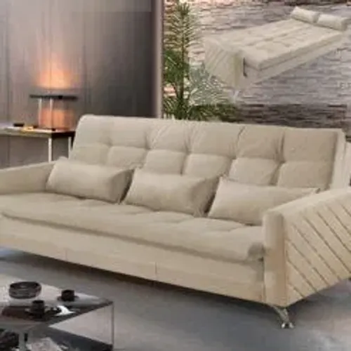 Sofá cama Viena + pés de madeira!! Tt86711m