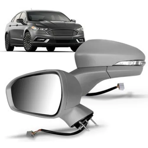 Par Retrovisor Ford Fusion 2015 à 2019 - Preto - Poliway