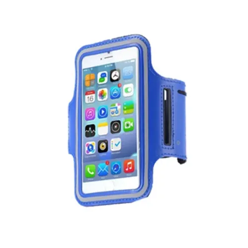 capa suporte de celular para braço le-3709 5,5" iti blue-azul
