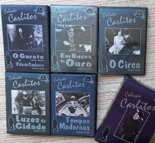Coleção Carlitos - 5 DVDs Charlie Chaplin - R$ 20,oo cada unidade