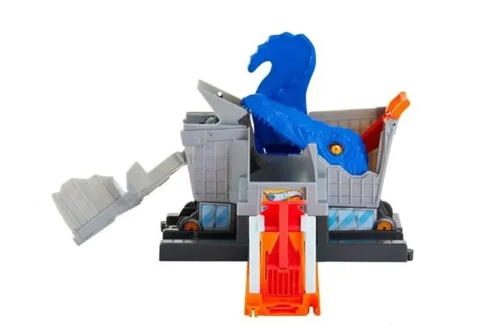 Hot Wheels Pista Ataque Do T-Rex Na Mercearia