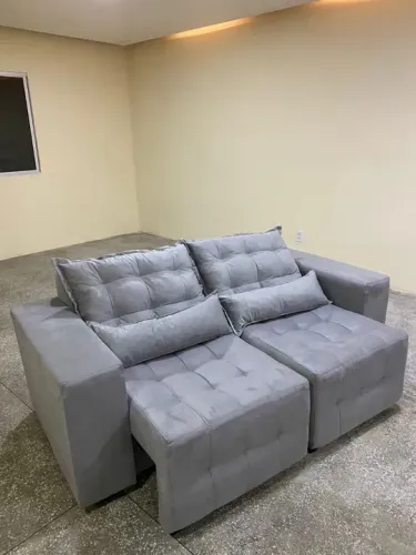 Sofá retratil 2 lugares 2.10 largura frete gratis pagamento no ato da entrega R$ 1.699,99