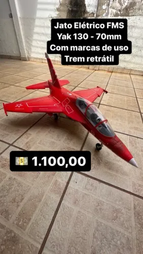 Aeromodelo Jato Fms Yak 130 70mm