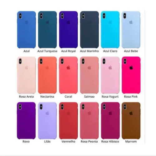Capa Protetora iPhone X/XS Capinha Anti Impacto e Aveludada