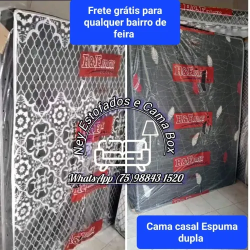 SUPER TOP CAMA CASAL LUXO COM PREÇO DE FÁBRICA.