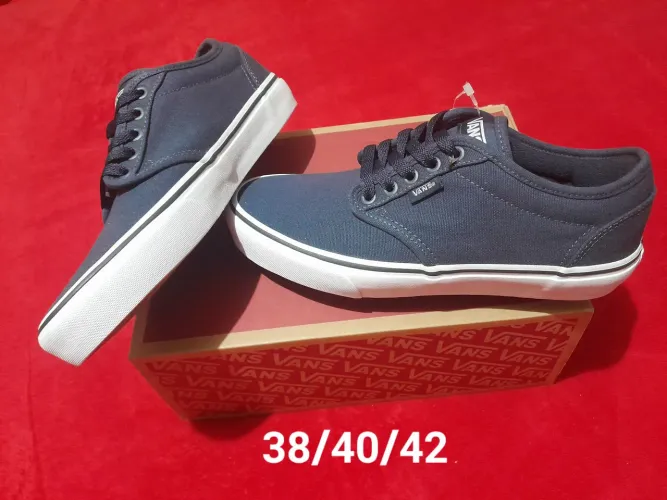 Tênis Vans Atwood Cano Baixo Azul Marinho 38/40/42 - Novo