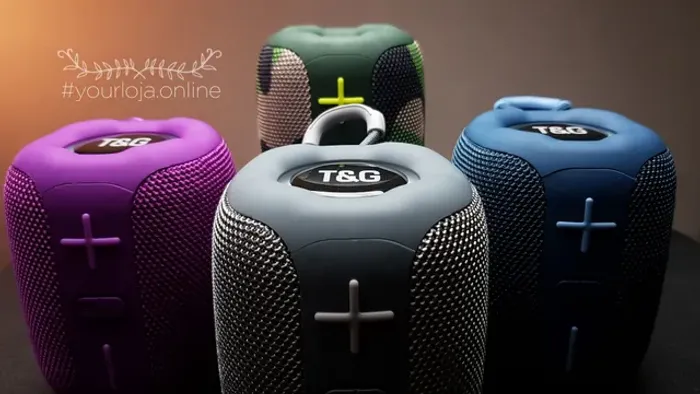 CAIXA DE SOM T&G PORTÁTIL PROMOÇÃO 