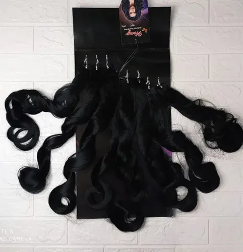 Cabelo Organico Weng 60cm 260g 8 Tela O30g00a Ondulado - Cor ( 1 )