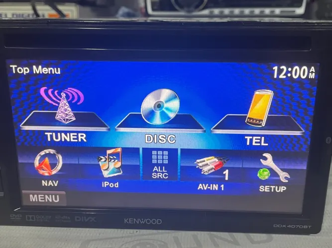 DVD cd usb Bluetooth kenwood muito top