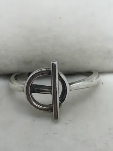 Anel de prata 925 tamanho regulável 