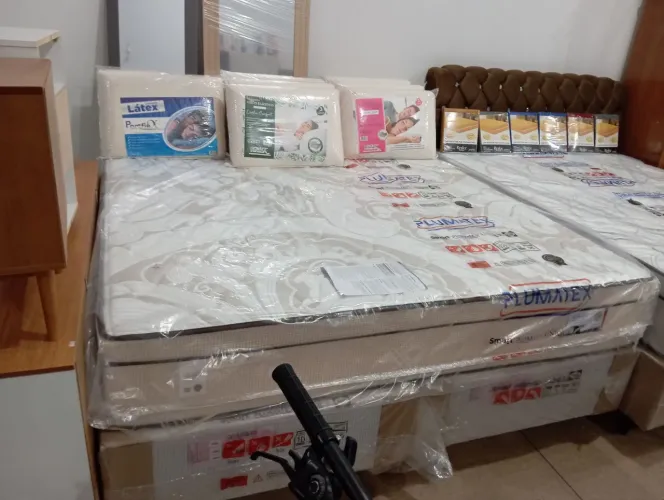 CAMA SUPER KING MOLAS ENSACADAS NOVA ALTO PADRÃO