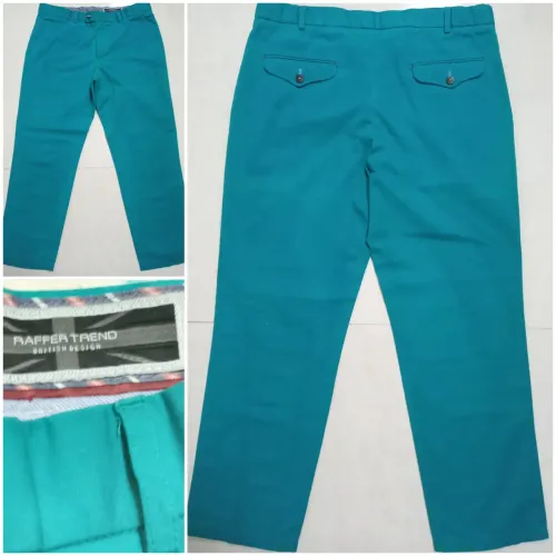 Calça Social Masculina Raffer Trend Azul - Tamanho G
