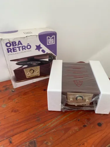 Vitrola Multifuncional OBA Retrô