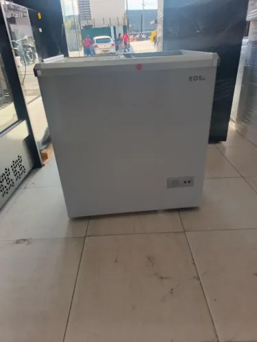 Freezer 158 litros expositor 220v para sorvetes e alimentos novo sem uso