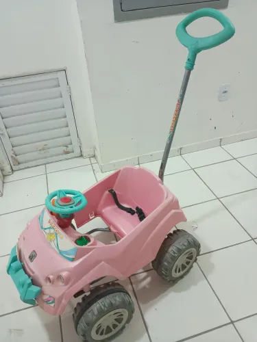Carrinho de passeio infantil rosa Baby Cross