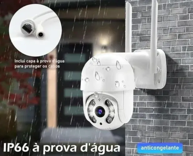 Câmera de Segurança IP66 à Prova D'água