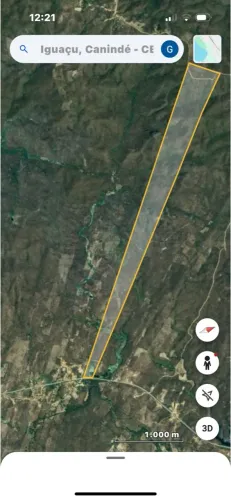 102 hectares no Iguaçu, Canindé - CE