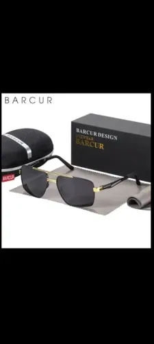 Óculos de Sol Barcur sext. Gold Lentes Polarizadas e Proteção uv