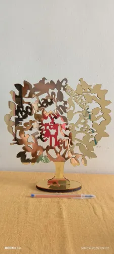 Árvore Da Vida Espelhada Decorativa 28 cm usada