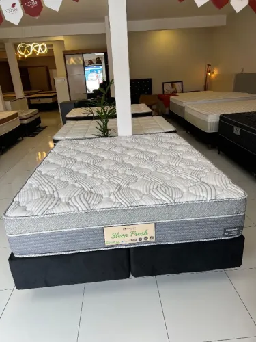 Cama de Casal QUEEN FRESH SEMINOVO - Entrego! 