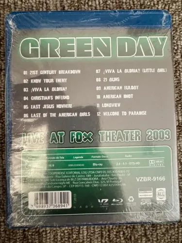 Green Day Live at Fox Theater 2009 Blu-ray