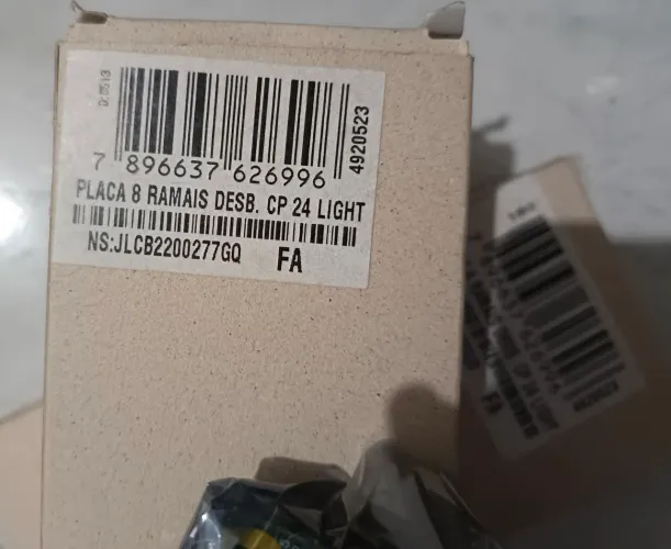 Placa 8 ramais 