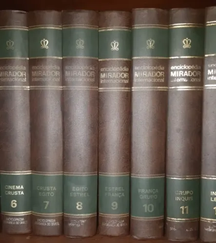 Enciclopédia Mirador Internacional 20 volumes e Livros