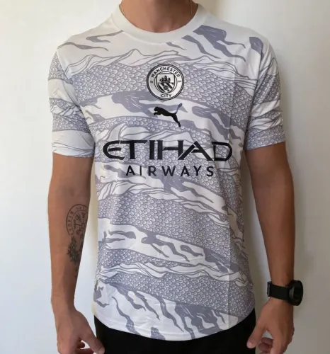 Camisa Manchester City Comemorativa Ano Novo Chinês -Versão Jogador 2025