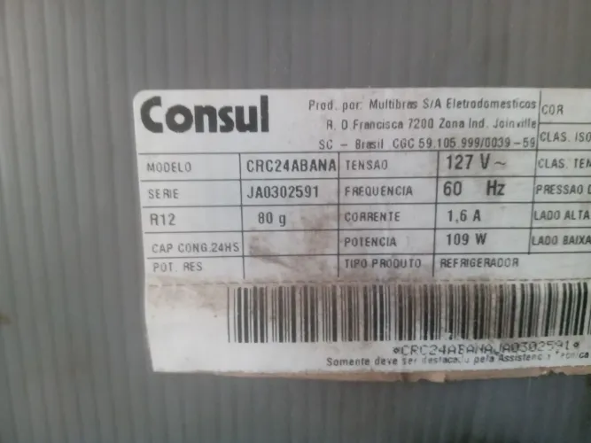 Manutenção em geladeira