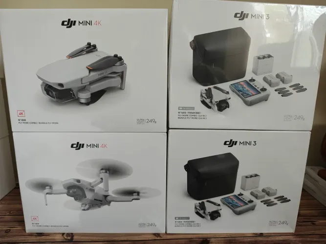 Drones DJI novos e lacrados (MINI 3 e MINI 4K)
