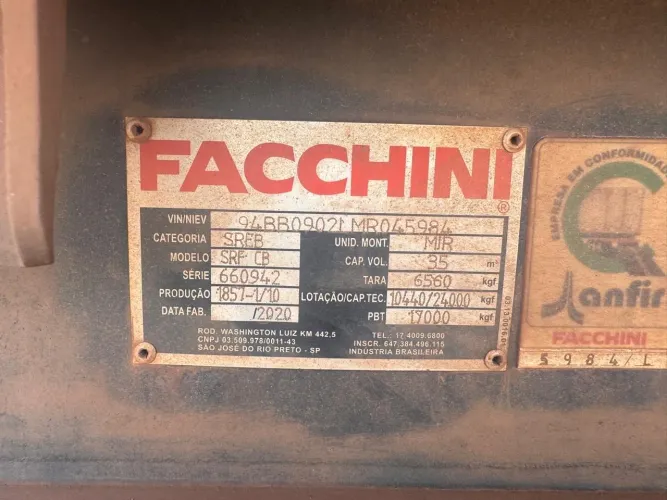 RODOCAÇAMBA FACCHINI ANO 2021